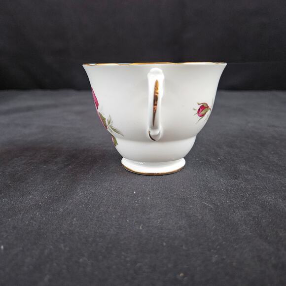 Royal Kent Bone China Tea Cup and Saucer Set Purple Rose Made in England - Picture 3 of 14